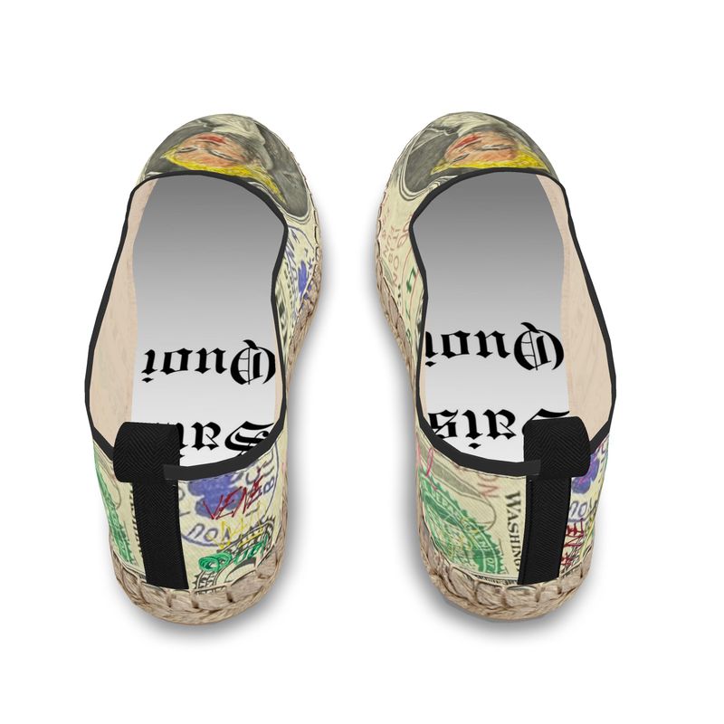 Jené Sais Quoi Lucky $ Dollar Bill Money Print Loafers