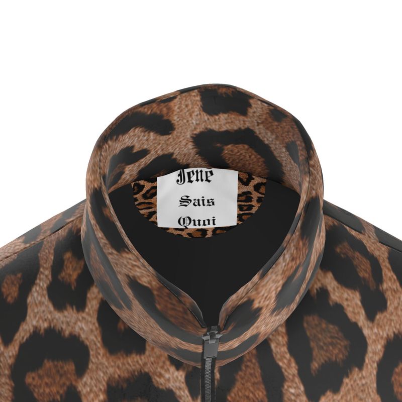 Jené Sais Quoi Leopard Print Puffer Jacket