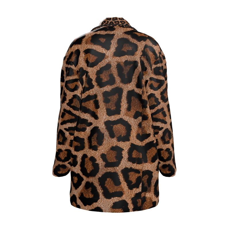 Jené Sais Quoi Leopard Print Luxury Silk Pajama Top