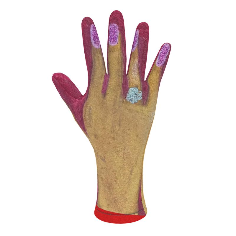 JSQ Diamond Ring Handprint Gloves
