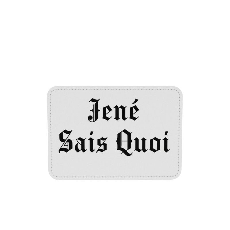 Jené Sais Quoi Credit Card Print Napa Leather handbag