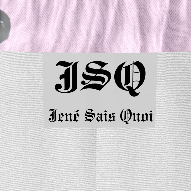 JSQ "Je Ne Sais Quoi" Pink & Black painted polka dot drink Silk Pajama Pants