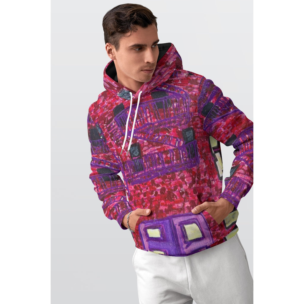 JSQ Print Pullover Hoodie