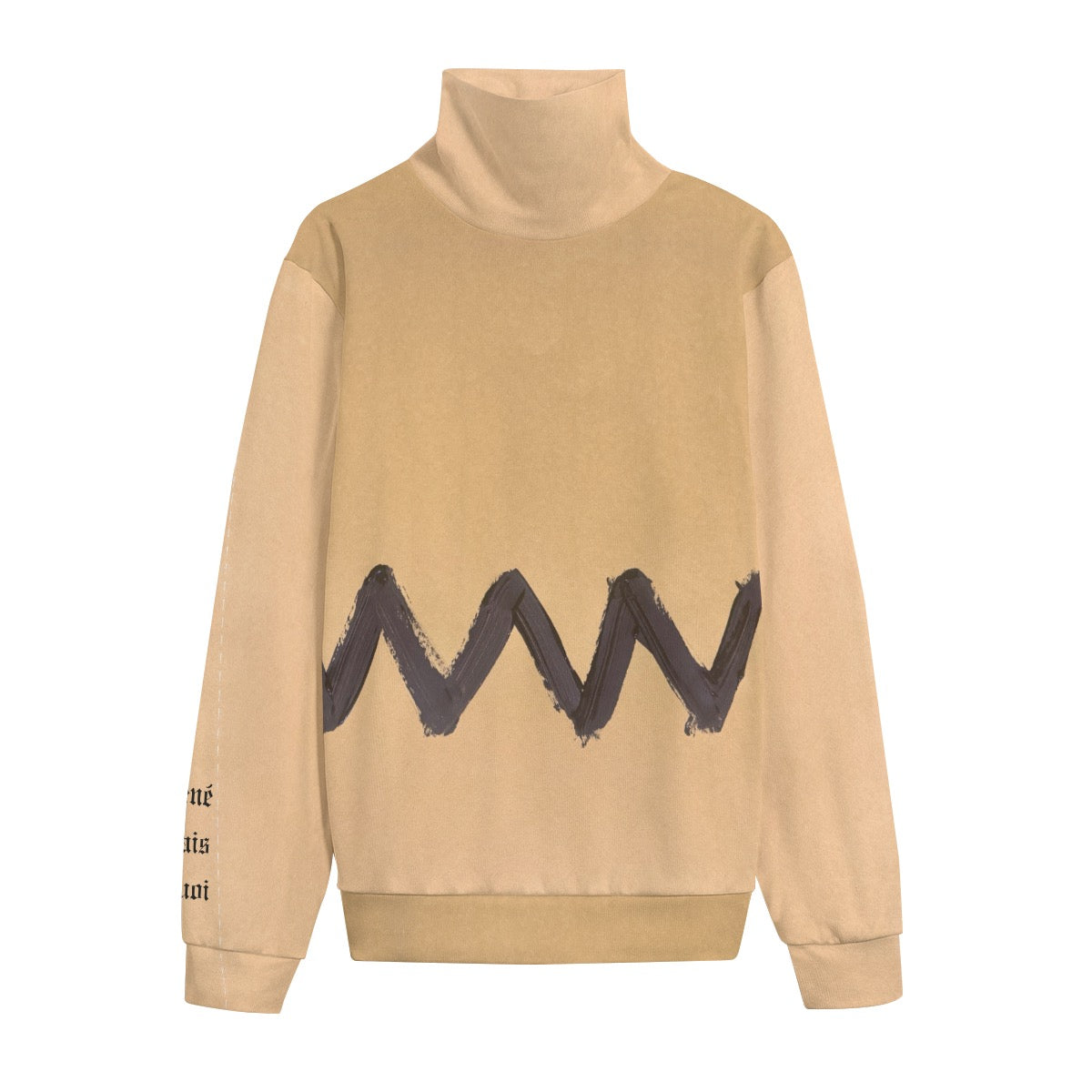 The Charlie Turtleneck: Exclusive Vintage Cartoon Knitted Fleece Pullover