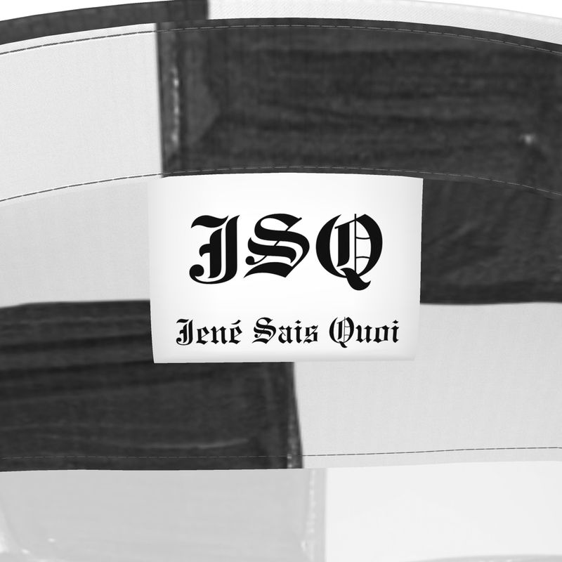 JSQ Checkerboard Print Short Sleeve Silk Shirt