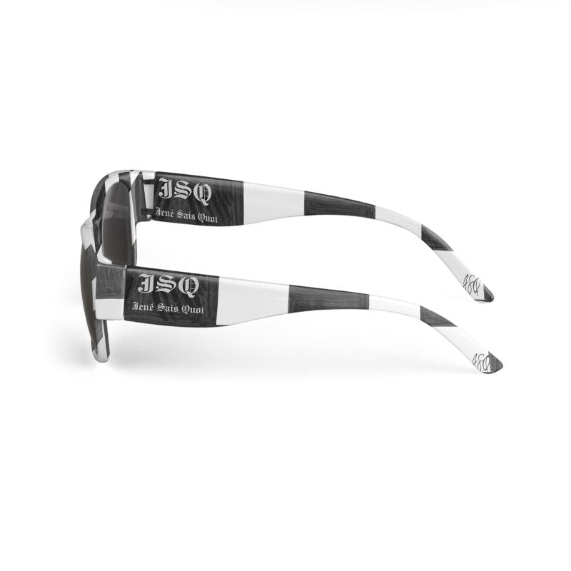 JSQ Checkerboard Statement Sunglasses