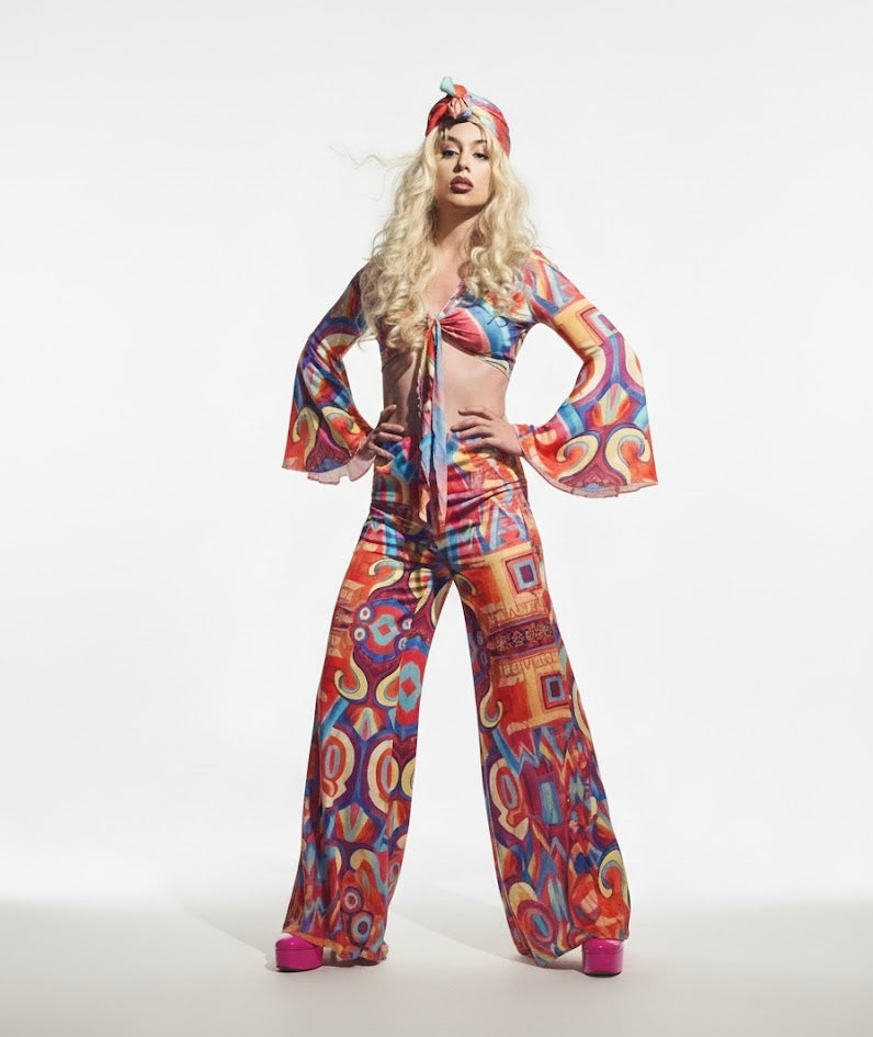 JSQ 2?s Print Wide Leg Pants