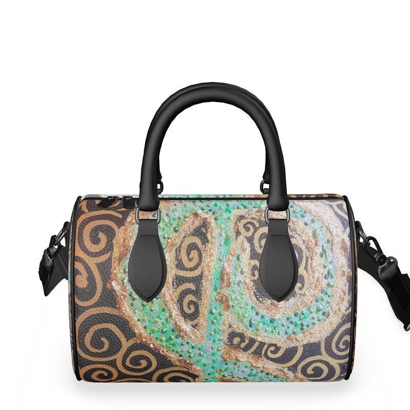 jené sais quoi print purse wearable art 