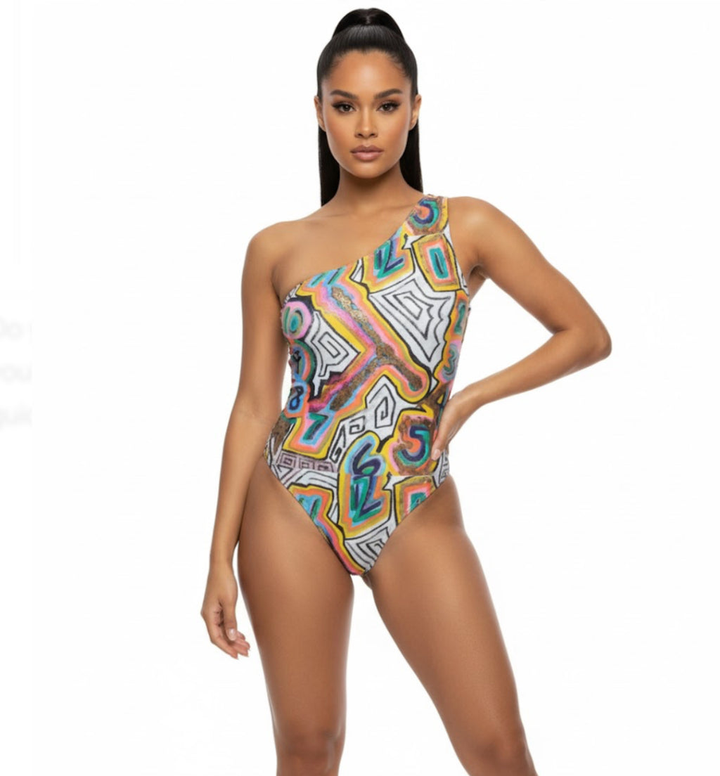 The One-Shoulder Skinny Bodysuit | JSQ Clock