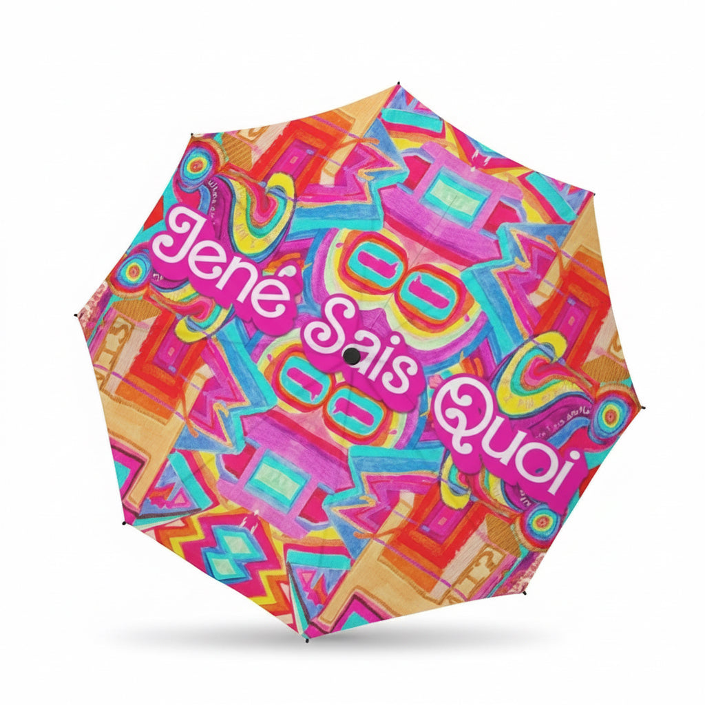 jene sais quoi print umbrella