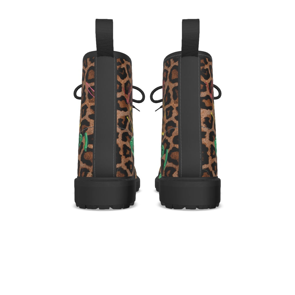 doc martens animal print designer boots