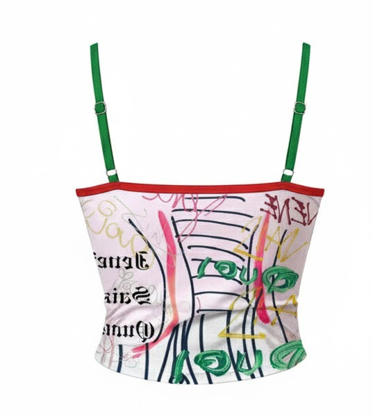 JSQ Rude Gal Women's Spaghetti Strap Tank Top