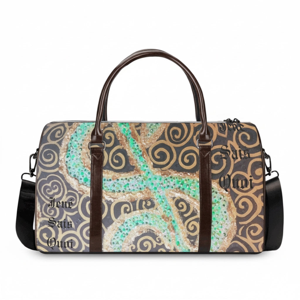 money print dollar sign duffle bag