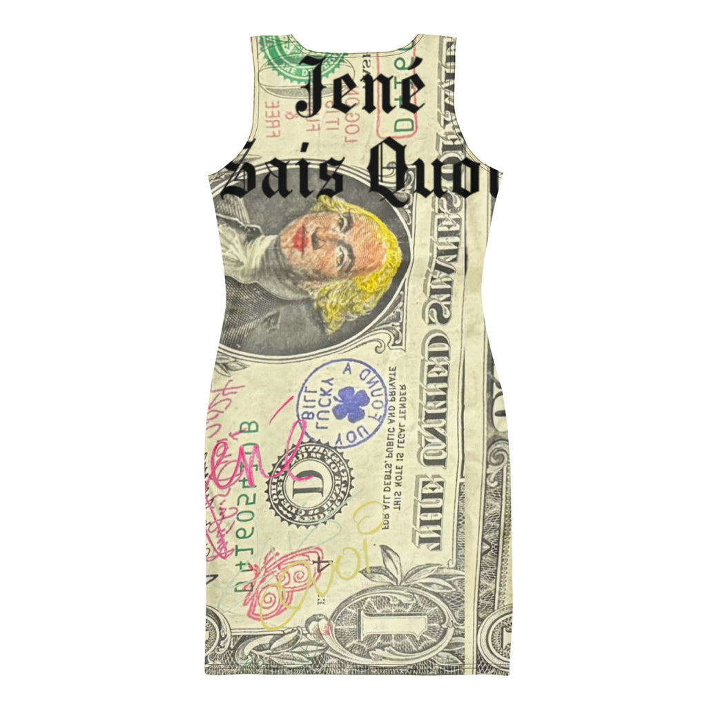 Lucky Dollar Bill Bodycon dress – Jené Sais Quoi Designer Originals