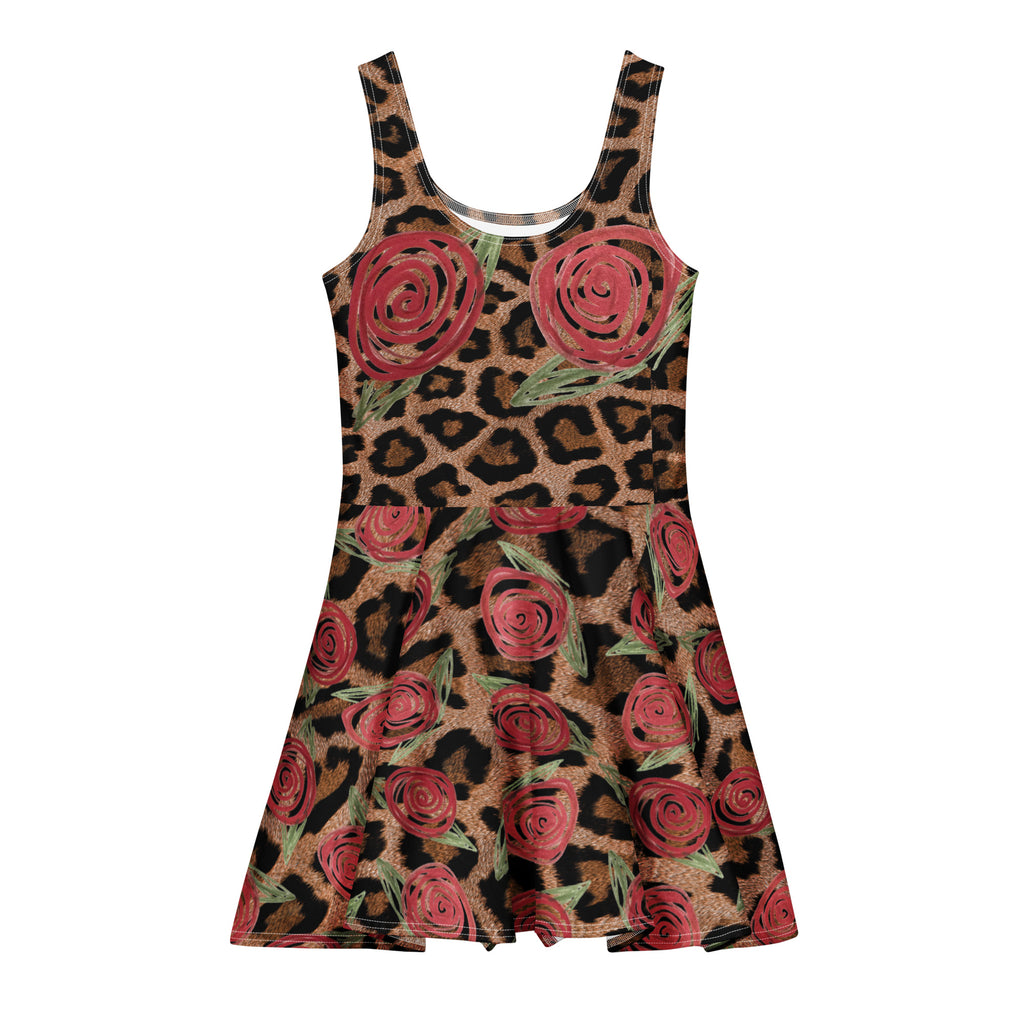 jené sais quoi leopard print skater dress