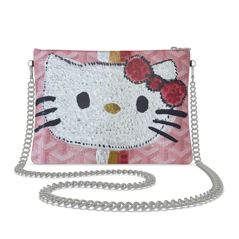 hello kitty on a goyard by jené sais quoi rare print